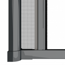 Moustiquaire porte sur-mesure enroulable latérale kocoon antracite Zoom B