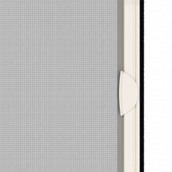 Moustiquaire porte sur-mesure enroulable latérale kocoon blanc Zoom A